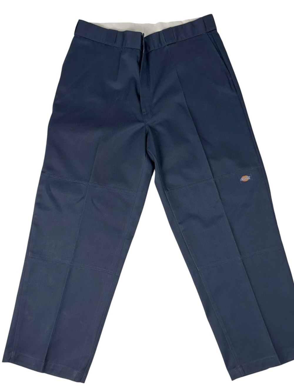 Dickies Men's Double Knee Loose Fit Work Pants 38x30 Dark Navy Blue